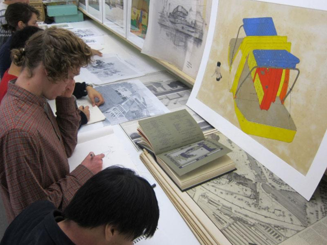 Architecture students at work - image by architectural association archive